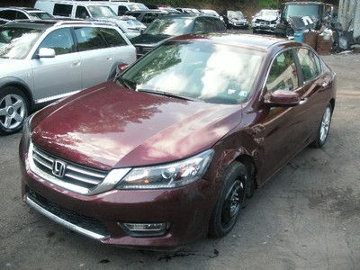 Repairable 2013 honda accord exl 4 dr