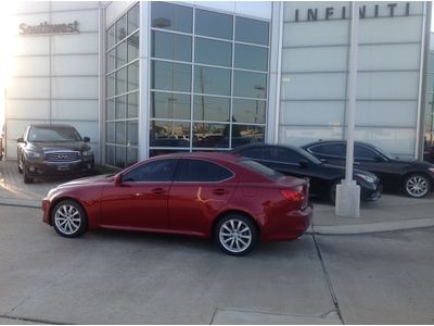 2007 lexus is 250 awd sport low miles  clean