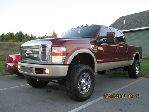 2008 ford f-250 super duty king ranch crew cab pickup 4-door 6.4l dream truck