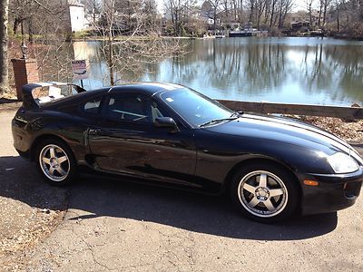 Toyota supra twin turbo factory original mint fast rare garaged black targa roof