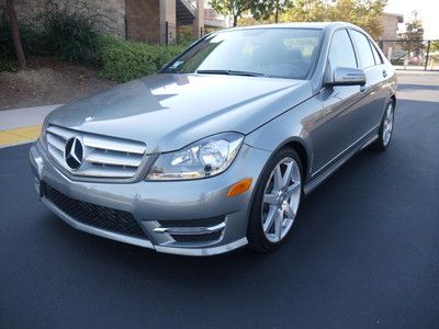 2013 mercedes benz c250 c class sdn sport pkg 13 rebuilt w hist p bmw c300 c350