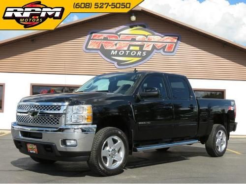 2012 chevrolet silverado 2500hd ltz crew cab short box duramax black on black