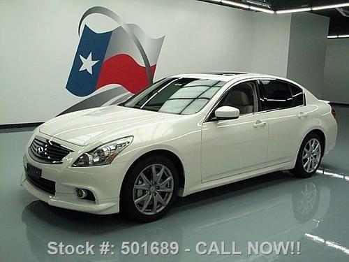 2011 infiniti g37 sport 6-spd sunroof nav rear cam 28k texas direct auto