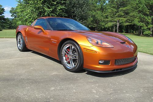 2008 chevrolet corvette z06, atomic orange, 8k miles, bone stock, look