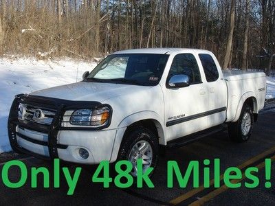 2004 tundra access cab sr5 4x4 only 48k miles! clean carfax! trd! must see!