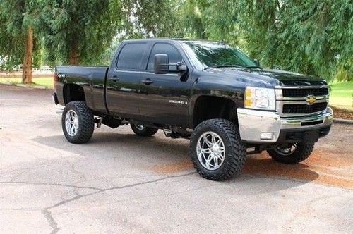 2009 chevrolet crew cab 4x4 ltz lifted duramax diesel