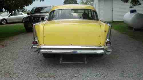 1957 CHEVROLET 2 DOOR HARDTOP PRO STREET DRAG CAR, image 3