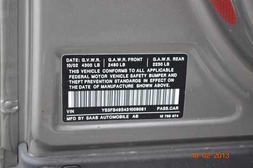 2003 Saab 9-3 Linear, image 13