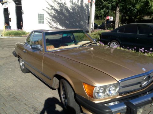 mercedes benz 450 sl  convertible hard top, image 3