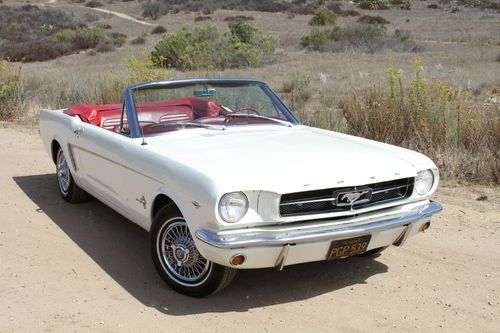 California born &amp; raised 1964 1/2 ford mustang convertible