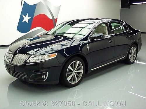 2009 lincoln mks ultimate dual sunroof nav rear cam 39k texas direct auto