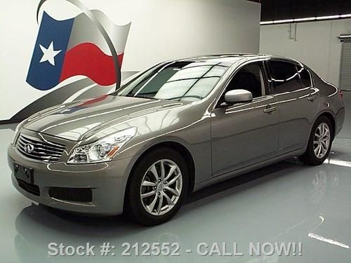 2008 infiniti g35 journey sedan sunroof leather nav 66k texas direct auto