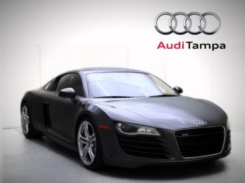 2012 audi r8 2dr cpe auto low mileage 12/26/2016 warranty