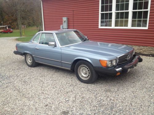 1985 mercedes-benz 380 sl 2 seat convertible roadster