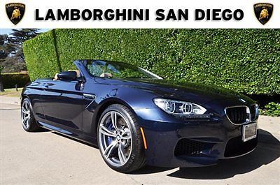 2013 bmw m6 convertible. 1600 miles. blue over tan. loaded with options. clean.