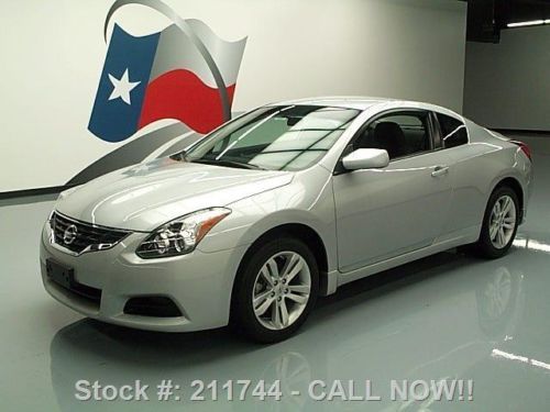 2013 nissan altima 2.5 s coupe auto cd audio alloys 9k texas direct auto