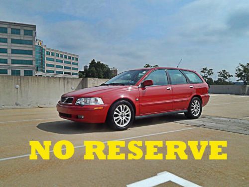 2003 volvo v40 wagon loaded super clean no reserve auction