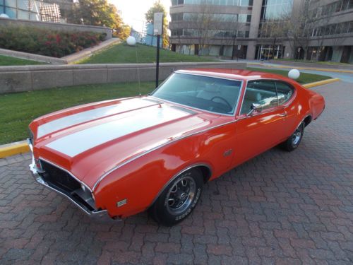 1969 oldsmobile 442 matching # real 34487 car with  special order paint