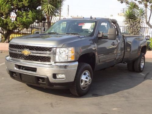 2011 chevrolet silverado 3500hd ltz 4wd damaged rebuilder runs! cooling good!!