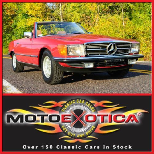 1985 mercedes benz 500 sl - legal import from europe-very rare-investment grade