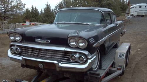 1958 Chevrolet Bel Air Base Sedan 2 Door 3.8L Classic Rare Project  Chevy, image 3