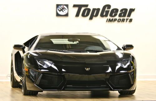 2012 lamborghini aventador coupe black on black only 2,871 miles like new car !!