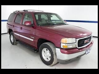 04 yukon 4x2, 4.8l v8, cloth, 3rd row, towing, clean 1 owner, we finance!