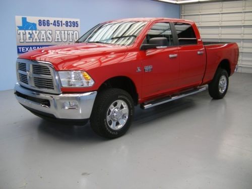 We finance!!!  2012 ram 2500hd slt 4x4 diesel high output nav 1 own texas auto