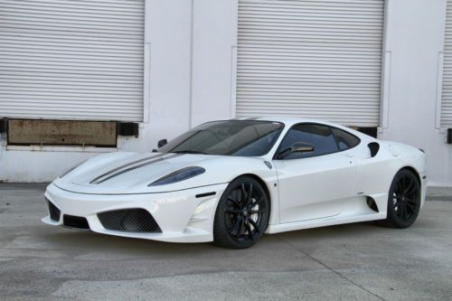 White ferrari 430 scuderia f430 - custom stereo &amp; paint work. low miles