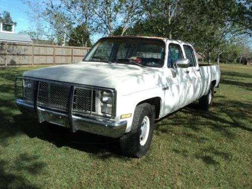 1988 gmc 4door truck 3/4t heavy duty chassis r2500 74k orginal miles 88 chevy tk