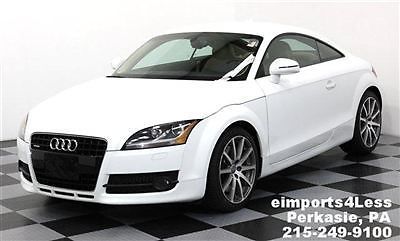 No reserve 09 tt 3.2 v6 quattro coupe all wheel drive full leather white/beige