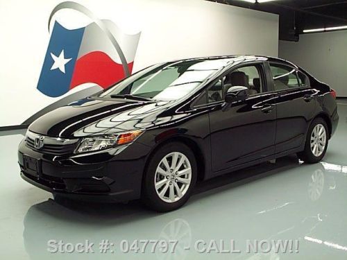 2012 honda civic ex sedan auto sunroof alloys 36k miles texas direct auto