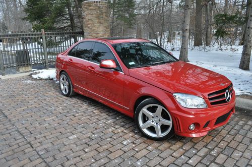 2009 mercedes benz c300.no reserve.leather/heated/moon/18's/sport p/v 6/rebuilt