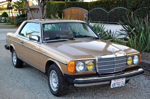 1984 mercedes 300cd turbo diesel coupe low miles ca car