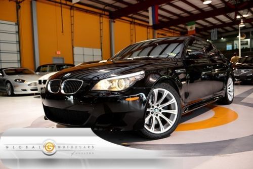 08 bmw m5 smg 48k moonroof heat-seats pdc hud ac-seats xenon entry-drive shades