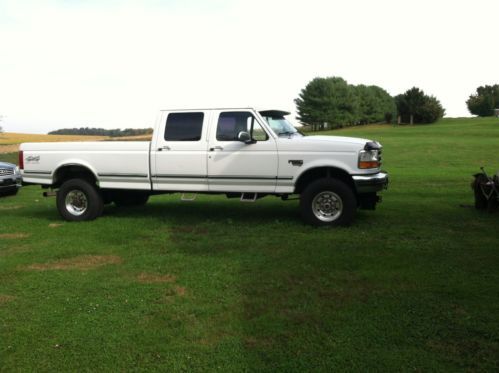 Ford f350 xlt 4x4 crew cab diesel