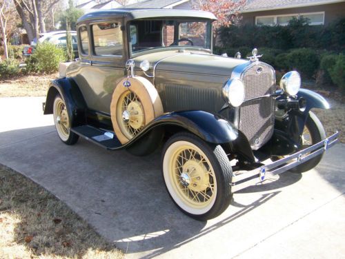 1930 FORD MODEL A, 5 WINDOW DELUXE COUPE, US $15,950.00, image 3