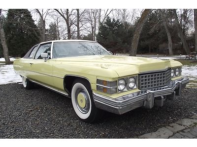 ** 85,717 actual miles on this top of the line cadillac coupe deville **