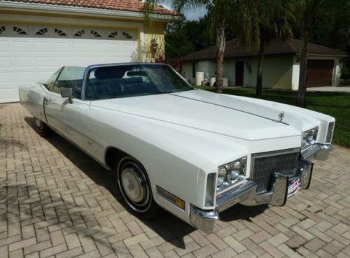 No reserve - convertible 72 eldo, 42k original, florida car, not 1971 1973 1974