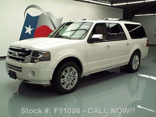 2011 ford expedition el ltd 4x4 8-pass sunroof nav 16k texas direct auto