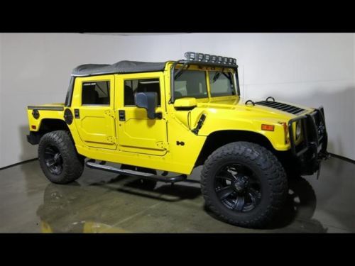 2006 hummer h1 alpha 4 passenger navigation air conditioning luxury convertible