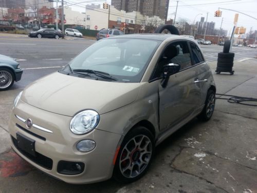 2012 fiat 500 sport &#039;&#039; salvage&#034;