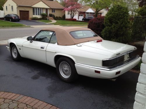 1994 jaguar xjs white/tan convertible