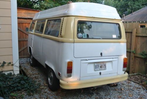 1978 vw bus camper pop top 2.0l