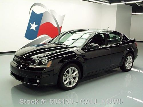 2013 dodge avenger r/t heated seats rear spoiler 1k mi texas direct auto