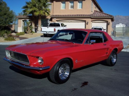 1967 ford mustang v8, 289/ 4 speed, a/c, digital dash, runs great, rebuilt eng!!