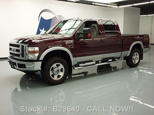 2008 ford f-250 lariat crew 4x4 diesel sunroof leather texas direct auto