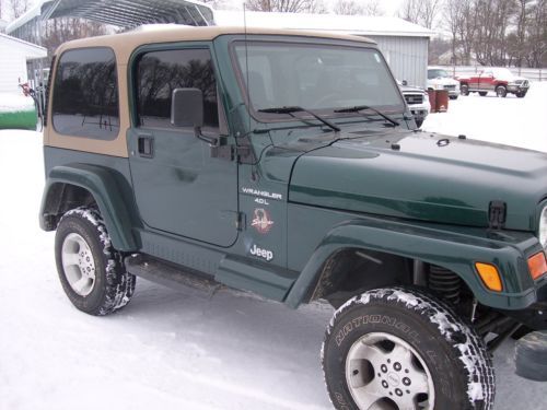 2000 Jeep Wrangler Sahara Sport Utility 2-Door 4.0L, US $6,500.00, image 4