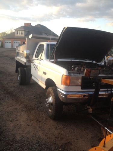 1988 deisel dump truck and plow landscapers mason ,work truck