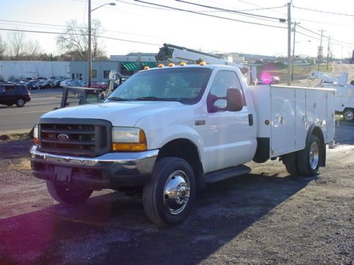 2000 FORD F550 MECHANICS SERVICE TRUCK 11' IMT UTILITY BODY CRANE 6SP 7.3 DIESEL, US $23,900.00, image 3